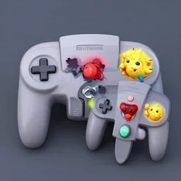 a nintendo 6 4 from the future by moebius