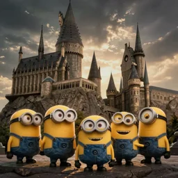 Harry Potter!!, Harry Potter!!, ((the minions))