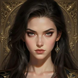 portrait of a woman in heightened detail, poised, intense emotion, detailed facial expression, detailed surroundings, intricate, elegant, highly detailed, centered, digital painting, artstation, concept art, smooth, sharp focus, illustration, by ( pokemon ), wlop