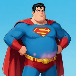 joe gatto as superhero captain fat belly by vermeer