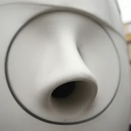 cavernous nostril as seen with a tilt shift lens.. 4 k photograph. broadway set design.