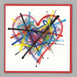 Valentines card by Jackson Pollock