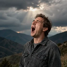 Daniel Schmidt yawning