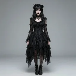 goth woman