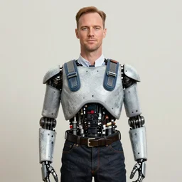 forrest gump as half man half robot