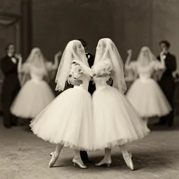 19th century ballroom, ghosts dancing, spooky, high detailed, old photograph, no text, no watermark