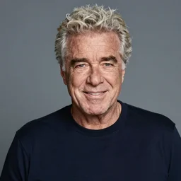 photo still of jay leno!!!!!!!! at age 4 6 years old 4 6 years of age!!!!!!!! dirty and homeless, 8 k, 8 5 mm f 1. 8, studio lighting, rim light, right side key light