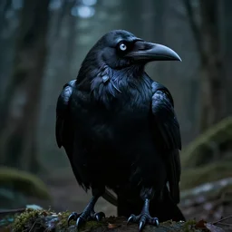 a raven by the blair witch project | horror themed | creepy