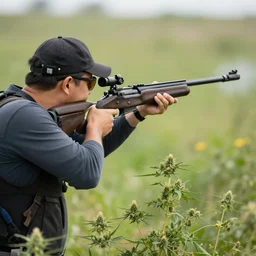 a rifle that shoots weed