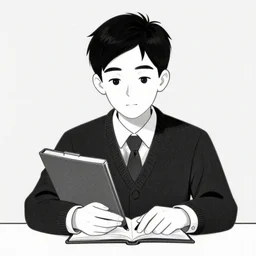 please sir can i have some more, illustration, b & w