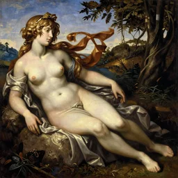 junko enoshima from danganronpa, oil painting by botticelli, renaissance painting, birth of venus, junko enoshima, realistic