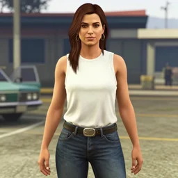 Cara Delavigne as a GTA V character