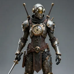 photo of clockpunk rogue warrior