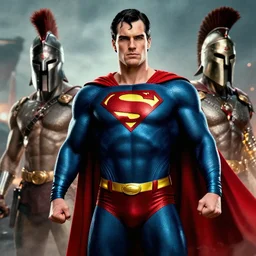 superman movie directed by christopher nolan, art style like 3 0 0 spartans