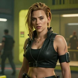 Fury Road scarlett johansson after a bad mission in Cyberpunk 2077. CP2077. 3840 x 2160