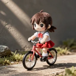 touhou plush toy ride the bike