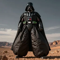 huge balloon pants darth vader inspired fashion