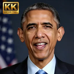 a portrait of barack obama with donald trump mouth, high definition, 8 k, studio lighting