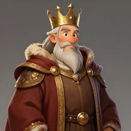 portrait of medieval old king, artstation, cartoon, elegant highly detailed digital painting, concept art, smooth, sharp focus, makoto shinkai, don bluth and michel ocelot, moebius, tom whalen, atey ghailan, akihiko yoshida
