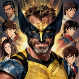 portrait of old man logan, wolverine, looks like hugh jackman, marvel, x - men, by atay ghailan & akira toriyama & ken sugimori & takeshi obata & hiromu arakawa & masashi kishimoto & yusuke murata & hayao miyazaki & masashi ando,