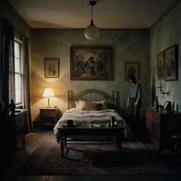 a creepy room by gregory crewdson