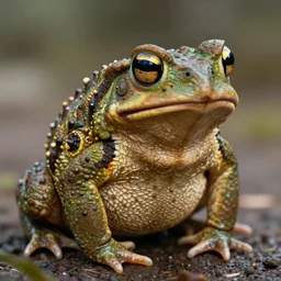 of a toad that looks like kanye but with features of a toad, macro lens, shallow depth of field, highly detailed, digital painting, trending artstation, concept art, illustration, cinematic lighting, vibrant colors, photorealism, epic, octane render
