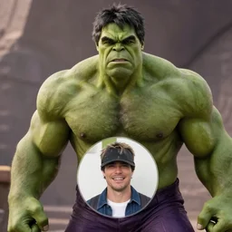film still of hulk posing for his new linkedin profile picture in the new avengers movie, 4 k