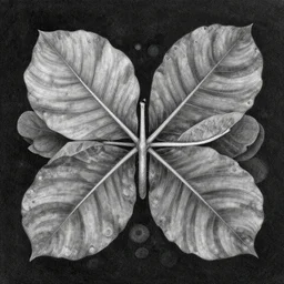 organic monochromatic artwork by didier comes