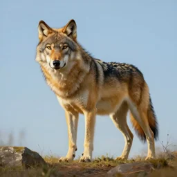 wolf, fantasy, painting, ultra realistic!!!, clear weather, golden hour, sharp focus