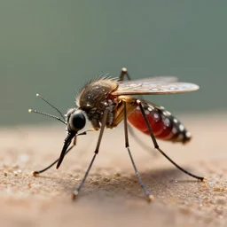 digital art of a mosquito high quality trending on art station