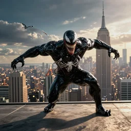 Venom swinging through New York by Emmanuel Lubezki