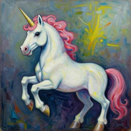 jackson polluck painting of a unicorn, fantasy, hd, volumetric lighting, 4 k, intricate detail, by jesper ejsing, irakli nadar