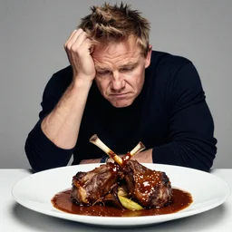 gordon ramsay having a mental breakdown over the lamb sauce