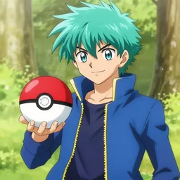 Light Yagami, Holding a pokeball, Hiroaki Tsutsumi style