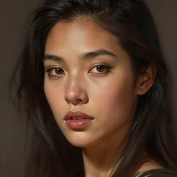 beautiful, strong, mixed race, female, aged 4 0, face, head shot, fantasy, highly detailed, digital painting, artstation, concept art, smooth, sharp focus, illustration, art by artgerm and greg rutkowski and alphonse mucha