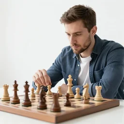 photo still of tuesday weld playing chess, 8 k, studio lighting bright ambient lighting key light, 8 5 mm f 1. 8