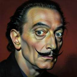 catatonic schizophrenic, claustrophobia, by salvador dali, by ed schaap, buddhahood, dark shadows, detailed face, misery, dejection, recession