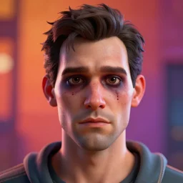 creepy ucanny valley face portrait of a badly 3 d modeled man, rendered in bryce 3 d and daz, ray - tracing, vibrant color, depth of field, cinematic lighting, sharp focus, rule of thirds, trending on artstation
