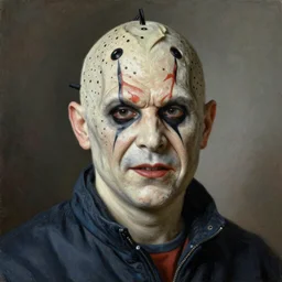 A realistic portrait of Freddie Kruger, painted by Pierre-Auguste Renoir