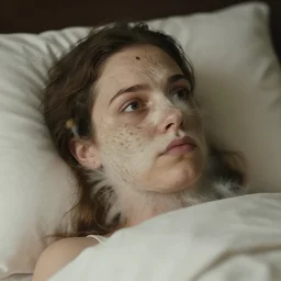 amber heard poops on a bed, motion blur, real life, spotted, leaked, ultra realistic face, accurate, 4 k, movie still, uhd, sharp, detailed, cinematic, render, modern