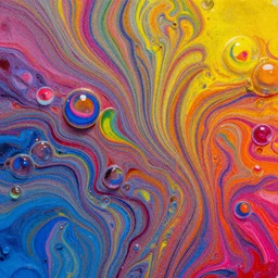 beautiful liquid ink in acrylic paint texture with big oil bubbles. harmonic kilian eng vibrant colors marble abstraction. ultradetailed realistic art. jean - dragan bibin, beksinski, zawadzki, shaun downey, zoey frank, phil hale, james gurney, frank frazetta, jehan georges vibert, daniel e. greene