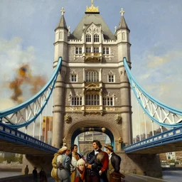 close up sci - fi london bridge poster, london bridge skin, elegant, highly detailed, centered, digital painting, concept art, smooth, sharp focus, illustration, artgerm, tomasz alen kopera, peter mohrbacher, donato giancola, joseph christian leyendecker, wlop, frank frazetta