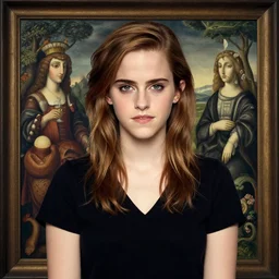 emma watson, surrealism, surreal, art, surrealist, trending, popular, famous