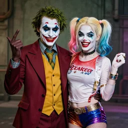 Black Joker & Harley Quinn