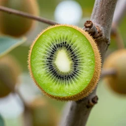 kiwi growing on a tree