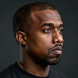 highly detailed portrait of kanye west looking right, intricate, cgsociety, unreal engine, octane render, sharp focus, smooth, volumetric lighting, cinematic composition, artstation