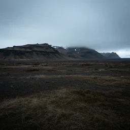 icelandic landscape, moody, cinematic