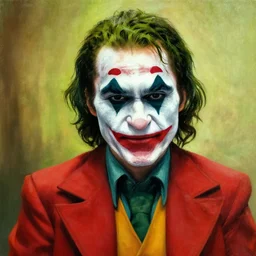 Painting of The Joker painted by Dan Hillier