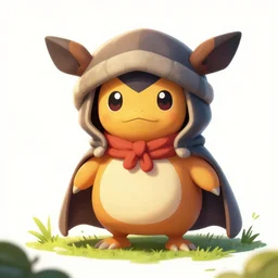 a diglett hobo, digital art, very detailed