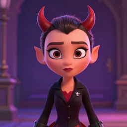 the devil wears prada as a pixar animation movie still, cute, high quality cg render, 8 k